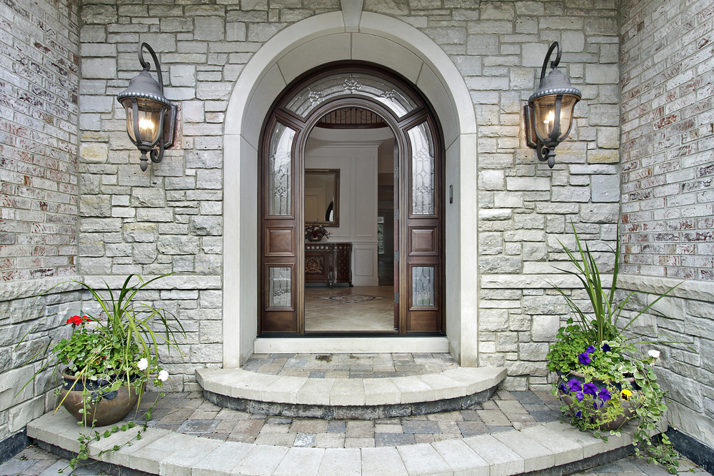 Arched Door Entryway